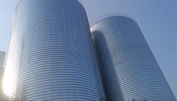 贵德2座混凝土高架卷板仓